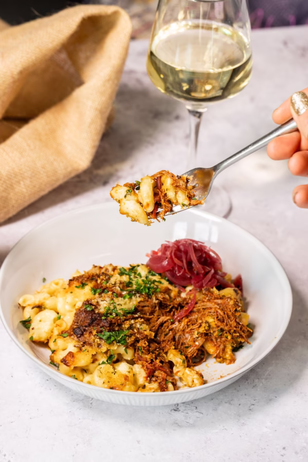 Beef Brisket Mac & Cheese