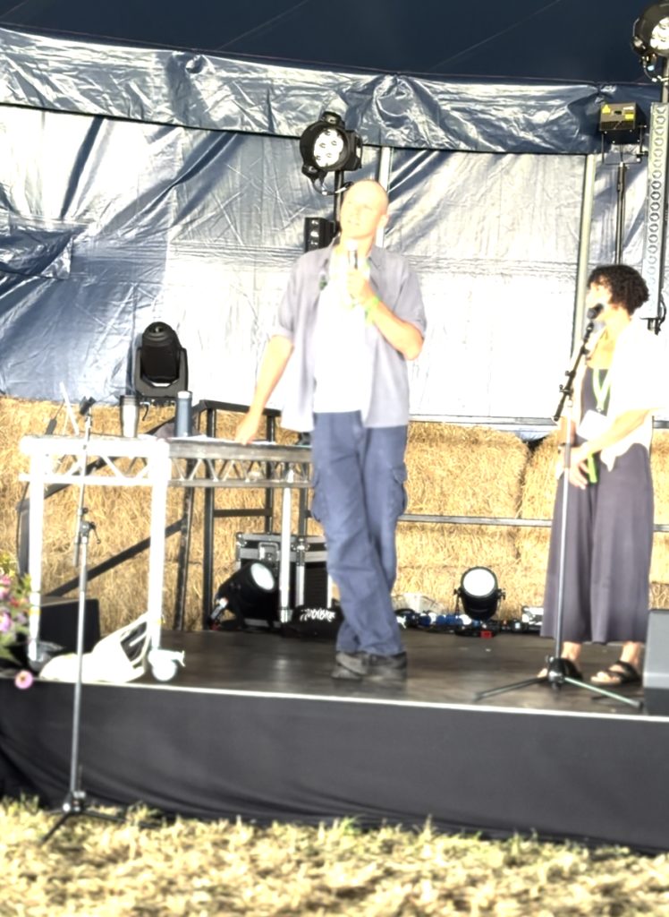TA Tomorrow’s Kitchen host speaking at the Groundswell session on agroecological food, seasonal ingredients and the future of sustainable menus.